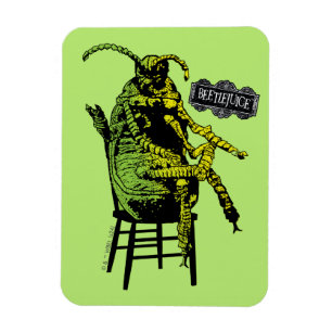 Beetlejuice   Beetle in Chair Magnet