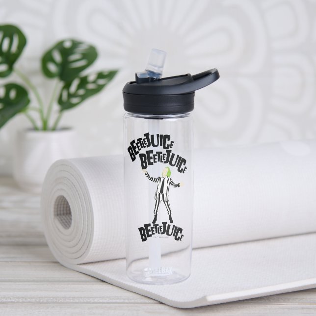 Beetlejuice Beetlejuice Beetlejuice Water Bottle (Yoga)
