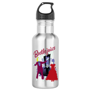 Beetlejuice   Beetlejuice & Lydia Wedding 532 Ml Water Bottle