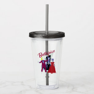Beetlejuice Beetlejuice & Lydia Wedding Acrylic Tumbler