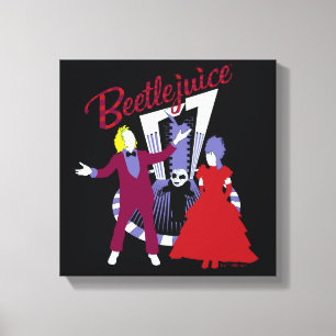 Beetlejuice Beetlejuice & Lydia Wedding Canvas Print