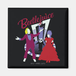 Beetlejuice   Beetlejuice & Lydia Wedding Magnet