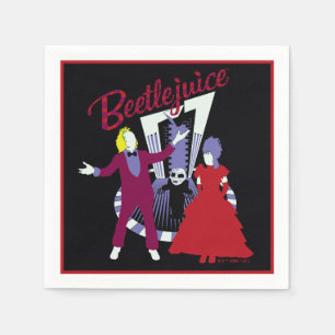 Beetlejuice Beetlejuice & Lydia Wedding Napkin