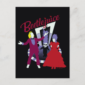 Beetlejuice | Beetlejuice & Lydia Wedding Postcard