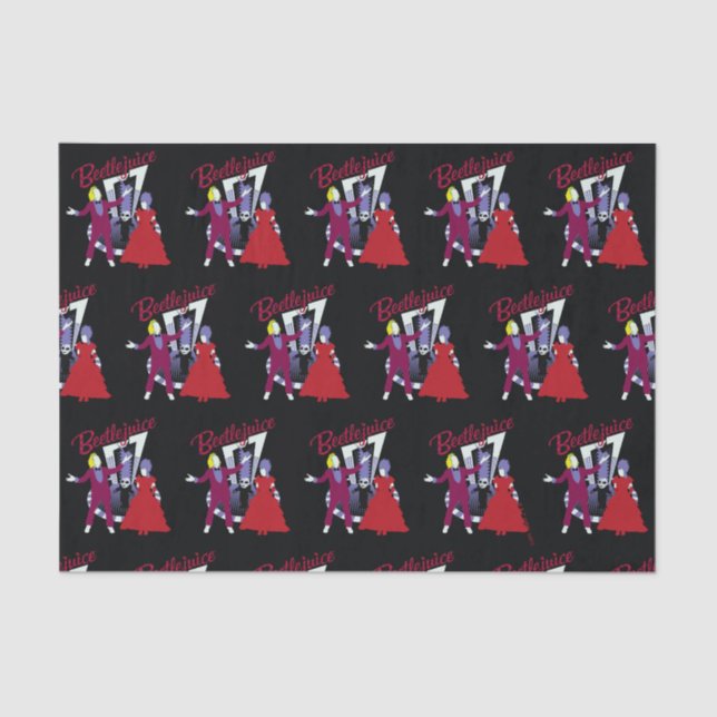 Beetlejuice | Beetlejuice & Lydia Wedding Tissue Paper (Front)