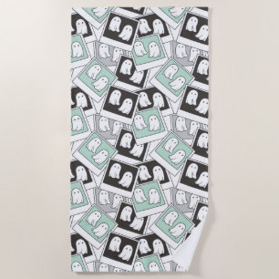 Beetlejuice   Chibi Lydia Ghost Photography Beach Towel