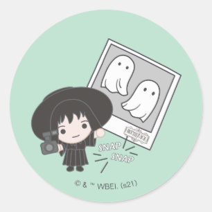 Beetlejuice   Chibi Lydia Ghost Photography Classic Round Sticker