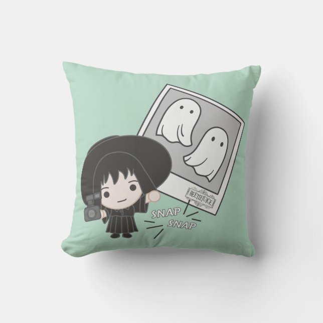 Beetlejuice | Chibi Lydia Ghost Photography Cushion (Front)