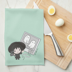 Beetlejuice   Chibi Lydia Ghost Photography Tea Towel