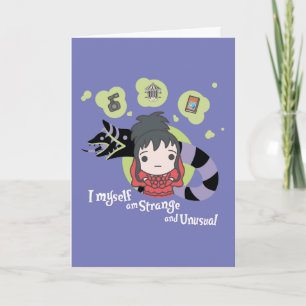 Beetlejuice   Chibi Lydia "Strange and Unusual" Card