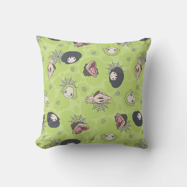Beetlejuice | Cute Chibi Toss Pattern Cushion (Front)