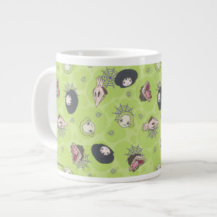 Beetlejuice   Cute Chibi Toss Pattern Large Coffee Mug