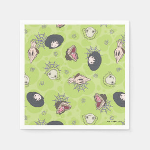 Beetlejuice Cute Chibi Toss Pattern Napkin
