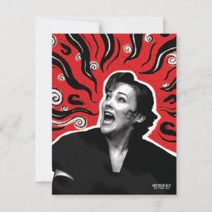 Beetlejuice   Delia Deetz Card