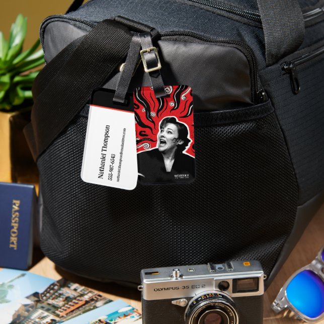 Beetlejuice | Delia Deetz Luggage Tag (Front & Back)