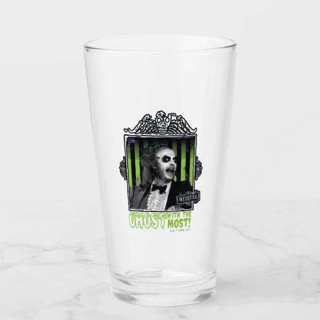 Beetlejuice | "Ghost With The Most" Portrait Glass (Front)