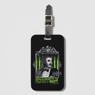 Beetlejuice   "Ghost With The Most" Portrait Luggage Tag