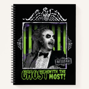Beetlejuice   "Ghost With The Most" Portrait Notebook