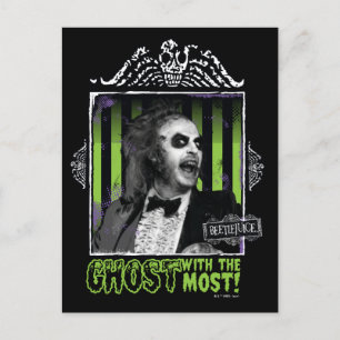 Beetlejuice "Ghost With The Most" Portrait Postcard