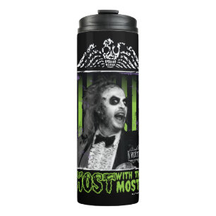 Beetlejuice   "Ghost With The Most" Portrait Thermal Tumbler