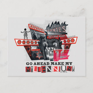 Beetlejuice | Go Ahead Make My Millennium Postcard