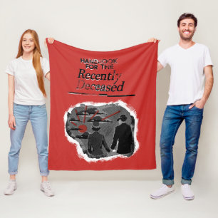 Beetlejuice Handbook for the Recently Deceased Fleece Blanket