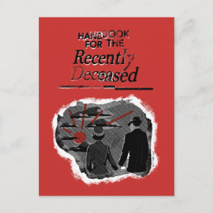 Beetlejuice   Handbook for the Recently Deceased Postcard