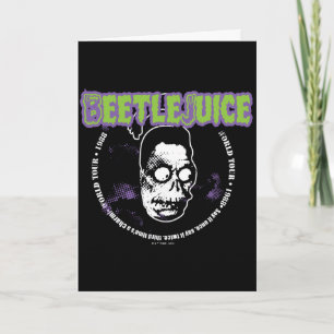 Beetlejuice   Harry the Hunter Shrunken Head Card