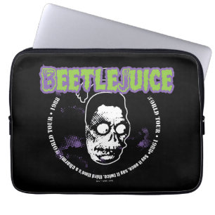 Beetlejuice   Harry the Hunter Shrunken Head Laptop Sleeve