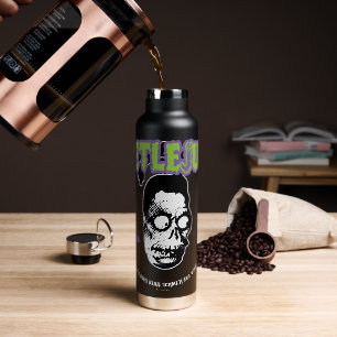 Beetlejuice Harry the Hunter Shrunken Head Water Bottle
