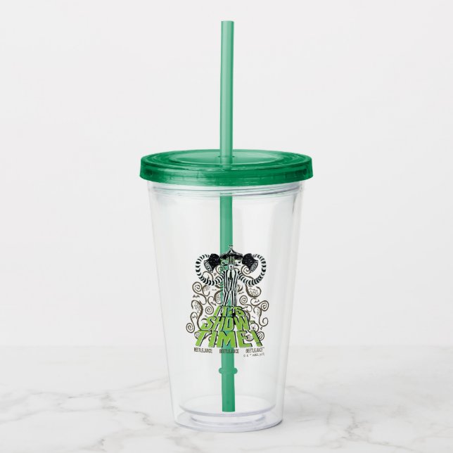 Beetlejuice | It's Show Time! Acrylic Tumbler (Front)