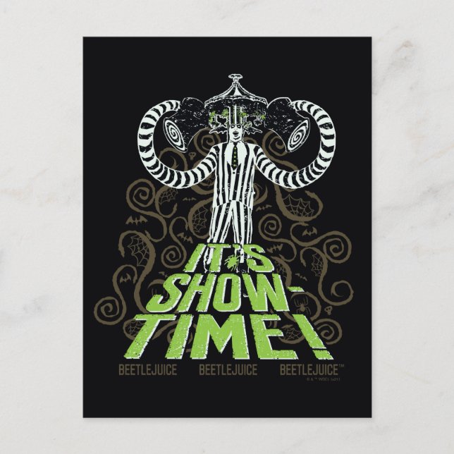 Beetlejuice | It's Show Time! Postcard (Front)