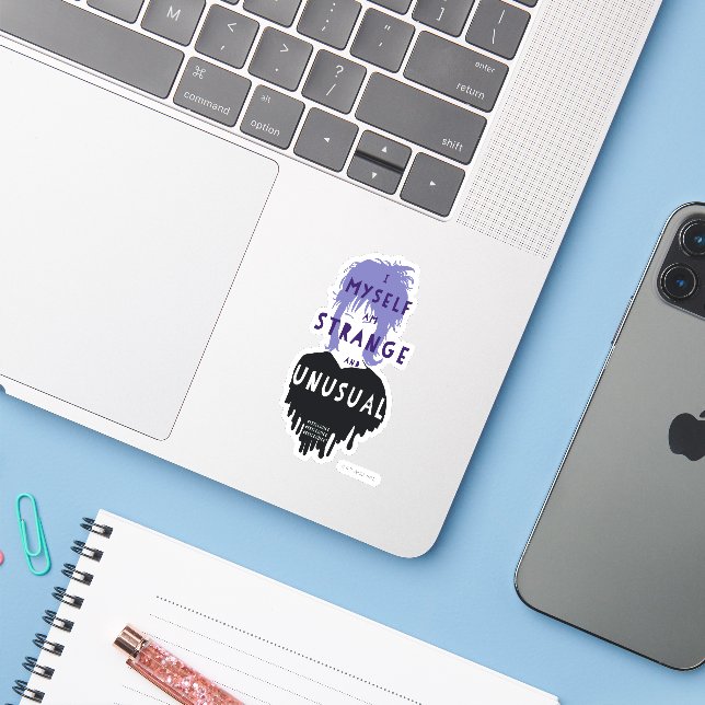 Beetlejuice | Lydia "Strange and Unusual" Graphic (Laptop w/ iPhone)