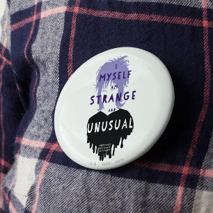 Beetlejuice   Lydia "Strange and Unusual" Graphic 6 Cm Round Badge