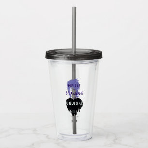 Beetlejuice   Lydia "Strange and Unusual" Graphic Acrylic Tumbler
