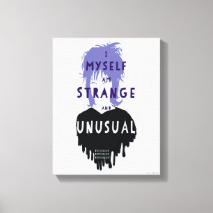 Beetlejuice   Lydia "Strange and Unusual" Graphic Canvas Print