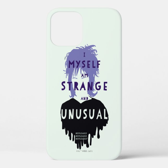 Beetlejuice | Lydia "Strange and Unusual" Graphic Case-Mate iPhone Case (Back)