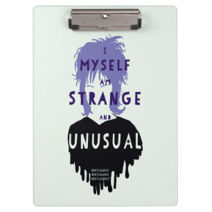 Beetlejuice   Lydia "Strange and Unusual" Graphic Clipboard