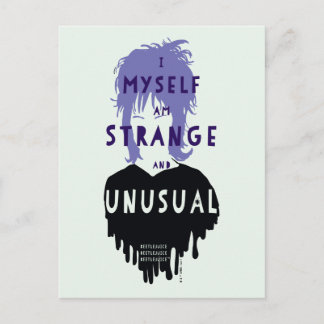 Beetlejuice | Lydia "Strange and Unusual" Graphic Postcard