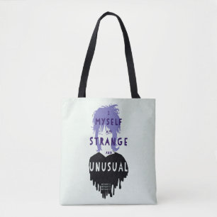 Beetlejuice   Lydia "Strange and Unusual" Graphic Tote Bag