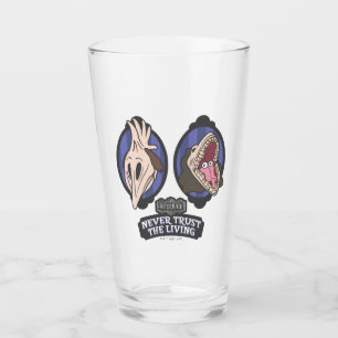 Beetlejuice   Maitlands "Never Trust The Living" Glass