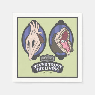 Beetlejuice Maitlands "Never Trust The Living" Napkin