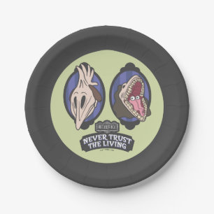 Beetlejuice   Maitlands "Never Trust The Living" Paper Plate