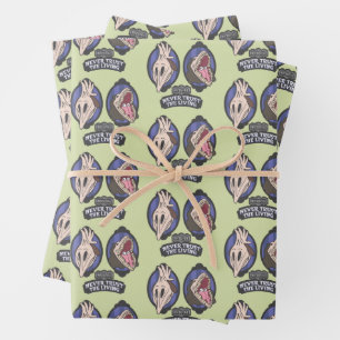 Beetlejuice   Maitlands "Never Trust The Living" Wrapping Paper Sheet