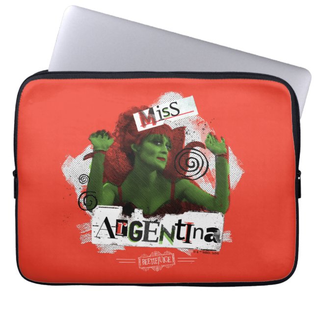 Beetlejuice | Miss Argentina Laptop Sleeve (Front)
