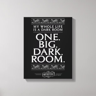 Beetlejuice My Whole Life Is A Dark Room Canvas Print