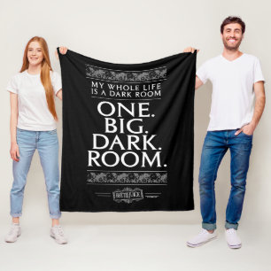 Beetlejuice My Whole Life Is A Dark Room Fleece Blanket
