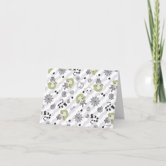 Beetlejuice Pattern Note Card (Front)