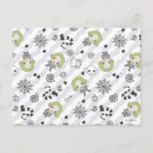 Beetlejuice Pattern Postcard