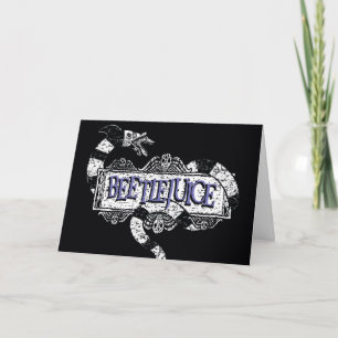 Beetlejuice   Sandworm Coiled on Beetlejuice Logo Card